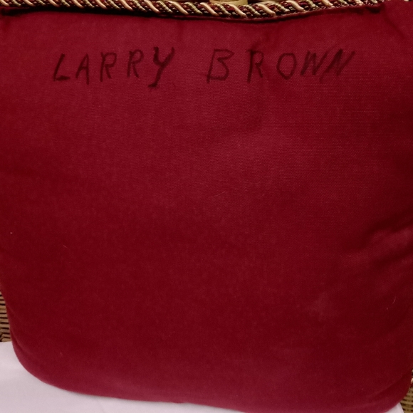 Vintage Christmas Tapestry Throw Pillow Lab Dog Animal Decor Sign Mia Lane 14" - Picture 4 of 9